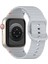 Apple Watch Series 10 46MM/ULTRA 2/ultra 49MM/9 8 7 45MM/SE (2023) Se (2022) Se 6 5 4 44MM/3 2 1 42MM Bant-Gri Için Kalebol Silikon Kayış (Yurt Dışından) 1