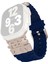 Apple Watch Series 10 46MM/ULTRA 2 Ultra 49MM/SERIES 9 8 7 45MM/SE (2023) Se (2022) Se 6 5 4 44MM/3 2 1 42MM Için Silikon Kayış - Gece Mavisi (Yurt Dışından) 1