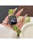 Apple Watch Series 10 42MM/9 8 7 41MM/SE (2023) Se (2022) Se 6 5 4 40MM/3 2 1 38MM Çiçek Zincir Kayış Çinko Alaşımlı Bant-Yeşil (Yurt Dışından) 2