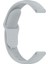 12 mm Evrensel Akıllı Saat Için Yedek Bant Ters Tokalı Silikon Saat Kayışı - Açık Gri (Yurt Dışından) 5
