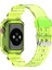 Apple Watch Series 10 46MM Entegre Saat Kayışı ve Kılıf Kapağı, Ayarlanabilir Saat Kayışı - Şeffaf Sarı (Yurt Dışından) 1