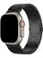 Apple Watch Series 10 42MM/9 8 7 41MM/SE (2023) Se (2022) Se 6 5 4 40MM/3 2 1 38MM Manyetik Tokalı Titanyum Alaşımlı Bant-Siyah (Yurt Dışından) 4