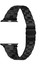 Apple Watch Series 10 42MM/9 8 7 41MM/SE (2023) Se (2022) Se 6 5 4 40MM/3 2 1 38MM Paslanmaz Çelik Kayış Üç Boncuklu Siyah (Yurt Dışından) 1