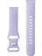 Oyma Desenli Silikon Bileklik Kayışı Evrensel Akıllı Bileklik Bandı 20 mm - Mor (Yurt Dışından) 1