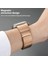 Apple Watch Series 10 42MM/9 8 7 41MM/SE (2023) Se (2022) Se 6 5 4 40MM/3 2 1 38MM Manyetik Metal Saat Kayışı - Gül Altını (Yurt Dışından) 5
