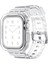 Apple Watch Series 10 46MM/ULTRA 2/ultra 49MM/9 8 7 45MM/SE (2023) Se (2022) Se 6 5 4 44MM/3 2 1 42MM Için Entegre Tpu Kayış + Saat Kılıfı - Şeffaf (Yurt Dışından) 1