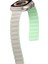 Apple Watch Series 10 42MM/9 8 7 41MM/SE (2023) Se (2022) Se 6 5 4 40MM/3 2 1 38MM Çift Renkli Manyetik Silikon Saat Kayışı - Starlight + Nane Yeşili (Yurt Dışından) 5