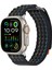 Apple Watch Series 10 46MM/ULTRA 2 Ultra 49MM/9 8 7 45MM/SE (2023) Se (2022) Se 6 5 4 44MM/3 2 1 42MM Için Kalebol Naylon Spor Kordon - Siyah (Yurt Dışından) 3