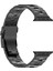 Apple Watch Series 10 42MM/9 8 7 41MM/SE (2023) Se (2022) Se 6 5 4 40MM/3 2 1 38MM Titanyum Alaşımlı Bant Pirinç Sivri Dokulu Bilek Kayışı-Siyah (Yurt Dışından) 5
