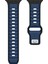 Apple Watch Series 10 46MM/ULTRA 2 Ultra 49MM/SERIES 9 8 7 45MM/SE (2023) Se (2022) Se 6 5 4 44MM/3 2 1 42MM Için Çift Renkli Silikon Kayış - Koyu Mavi + Siyah (Yurt Dışından) 2