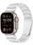 Apple Watch Series 10 42MM/9 8 7 41MM/SE (2023) Se (2022) Se 6 5 4 40MM/3 2 1 38MM Spor Saat Kayışı Çinko Alaşımlı Bilek Bandı-Gümüş (Yurt Dışından) 2