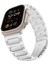 Apple Watch Series 10 42MM/9 8 7 41MM/SE (2023) Se (2022) Se 6 5 4 40MM/3 2 1 38MM Spor Saat Kayışı Çinko Alaşımlı Bilek Bandı-Gümüş (Yurt Dışından) 3