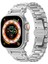 Apple Watch Series 10 46MM/ULTRA 2/ultra 49MM/SERIES 9 8 7 45MM/SE (2023) Se (2022) Se 6 5 4 44MM/3 2 1 42MM Saat Kayışı ve Aletli Gümüş (Yurt Dışından) 2