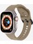 Kalebol Apple Watch Series 10 42MM/9 8 7 41MM/SE (2023) Se (2022) Se 6 5 4 40MM/3 2 1 38MM Saat Kayışı Silikon Kayış-Kahverengi (Yurt Dışından) 5