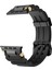 Apple Watch Series 10 46MM/ULTRA 2 Ultra 49MM/9 8 7 45MM/SE (2023) Se (2022) Se 6 5 4 44MM/3 2 1 42MM Için Siyah Tokalı Silikon Kayış - Siyah (Yurt Dışından) 5