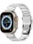 Apple Watch Series 10 42MM/9 8 7 41MM/SE (2023) Se (2022) Se 6 5 4 40MM/3 2 1 38MM Saat Kayışı 5 Boncuklu Titanyum Alaşımlı Bilezik - Gümüş (Yurt Dışından) 5