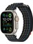 Apple Watch Series 10 46MM/ULTRA 2/ultra 49MM/9 8 7 45MM/SE (2023) Se (2022) Se Naylon Döngülü Saat Kayışı - Siyah (Yurt Dışından) 3