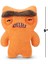 Kıllı Süper Yumuşak Zuru Fuggler Hairy Fuggs Peluş Oyuncak Munch Munch Monobrow Orange 22CM 2