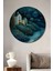 Gece Masalı Dekoratif Ahşap Mdf Ev/işyeri Duvar Tablo Yuvarlak Ev/işyeri Duvar Tablo 1