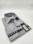 Slimfit Gri Erkek Gömlek Pamuk Polyester Dar Kesim Yapısıyla AS0111-165 3