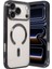 Apple iPhone 17 Pro Kılıf Kamera Lens Korumalı Renkli Magsafe Şeffaf Silikon Siyah 6