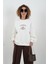 Atlı Karınca Nakışlı Oversize Sweatshirt 1