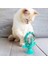 Buffer® Vantuzlu Zilli Interaktif Dönebilen Mama Kaplı Renkli Eğlenceli Eğitici Kedi Oyuncağı 1