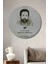 Cahit Zarifoğlu Ahşap Mdf Dekoratif Ev/işyeri Duvar Tablo Yuvarlak Ev/işyeri Duvar Tablo 1