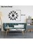 Salon ve Oturma Odası Için Modern Metal Duvar Saati – 60 cm – Sessiz Mekanizma 1