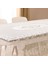 Soft Spets Masa Örtüsü - Ekru - 160X220 cm 3