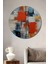 Soyut Renk Patlaması Dekoratif Ahşap Mdf Ev/işyeri Duvar Tablo Yuvarlak Ev/işyeri Duvar Tablo 1