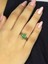 Doğal Taş Yeşil Akik Doğal Taşlı Antik Model Kadın Ayarlanabillir Yüzük EUY78YA 2