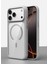 Apple iPhone 17 Pro Uyumlu Kılıf Magsafe Wireless Şarj Özellikli Tam Koruma Kenarı Renkli Arkası Şeffaf Silikon Ege Kapak 1