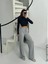 Fitilli Şardonlu Pantolon Gri A4058 1