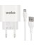 Weko Wk-21441 Pdu Qc 3.0 Amper Telefon Şarj Adaptörü + Micro Usb Kablo 2