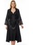 Siyah Premium Saten Dantelli 6’lı Çeyizlik Gecelik Pijama Sabahlık Takımı Şortlu Şortlu Özel Kutulu 1