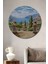 Amalfi Sahili Manzarası Ahşap Mdf Dekoratif Ev/işyeri Duvar Tablo Yuvarlak Ev/işyeri Duvar Tablo 1