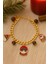 Göksunun Izi Altın Kaplama Çelik Zincir Yılbaşı Temalı Santa Penguen Happy Charm Bileklik 4