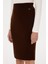 Kadın Koyu Kahverengi Etek (Triko) 50315594-VR084 5