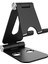 Tok Alüminyum Stand Çok Işlevli Döner Tablet Pc Akıllı Telefon Standı Mini Boy Masaüstü Stand Katlanabilir Cep Telefonu Evrensel Telefon Tutucu L9688 Siyah 2