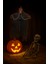 Halloween Cadılar Bayramı Iskelet Korkuluk Işıklı Sesli 30 cm Yeşil. Korku Aksesuarı 2