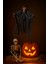 Halloween Cadılar Bayramı Iskelet Korkuluk Işıklı Sesli 30 cm Yeşil. Korku Aksesuarı 7