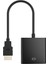 Dm CHB021 HDMI To VGA Çevirici Dönüştürücü 3.5mm Aux Ses Destekli Çıkış 3