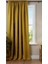 Hardal Sarısı Kornişli Blackout Karartms Saten Perde Enxboy 1