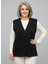 Kadın Orta Yaş ve Üzeri Sıkı Dokuma Ince Anne Triko Yelek 1140 5