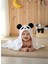 Pamuk Yumuşacık Kız-erkek Yenidoğan/bebek Banyo Kundak Havlusu BEYAZ/PANDA 1