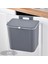 15 Litre Askılı Çöp Kutusu , Mutfak ve Banyo Dolap Askılı Çöp Kovası / Gri 1
