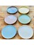 Renkli Kahvaltı Tabak Seti Tokyo Serisi 6 Kişilik 6 Parça 20CM 2