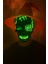 Halloween Maske Pilli Neon Işıklı Maske Yeşil 6