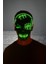 Halloween Maske Pilli Neon Işıklı Maske Yeşil 7